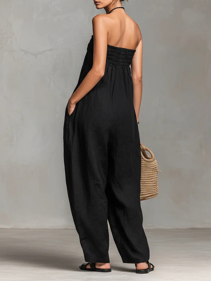 Nina™ - Elegant Off-Shoulder Jumpsuit