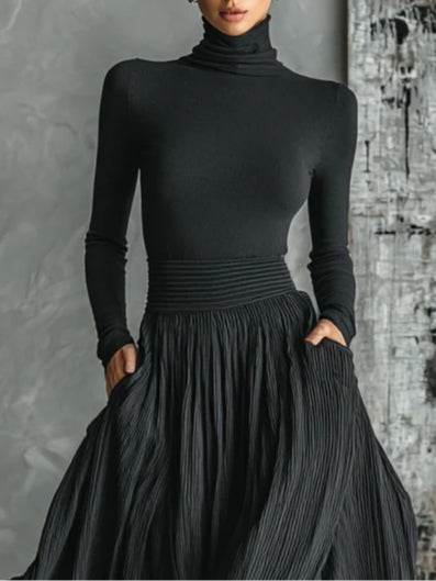 Eva™ - Elegant Set Plisserad Kjol