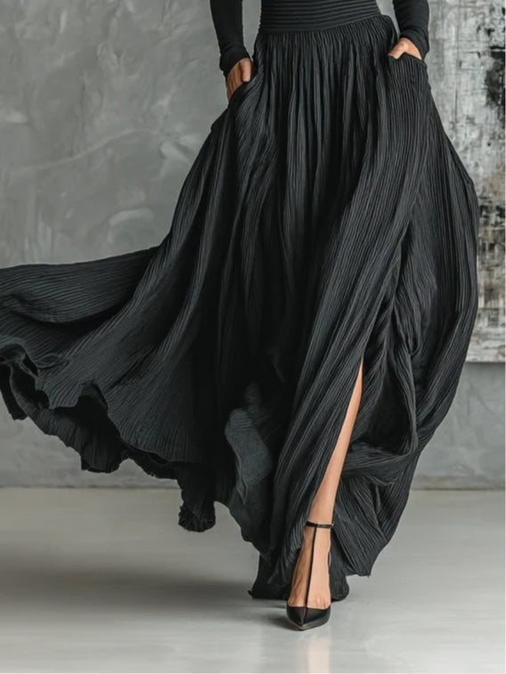 Eva™ - Elegant Set Plisserad Kjol