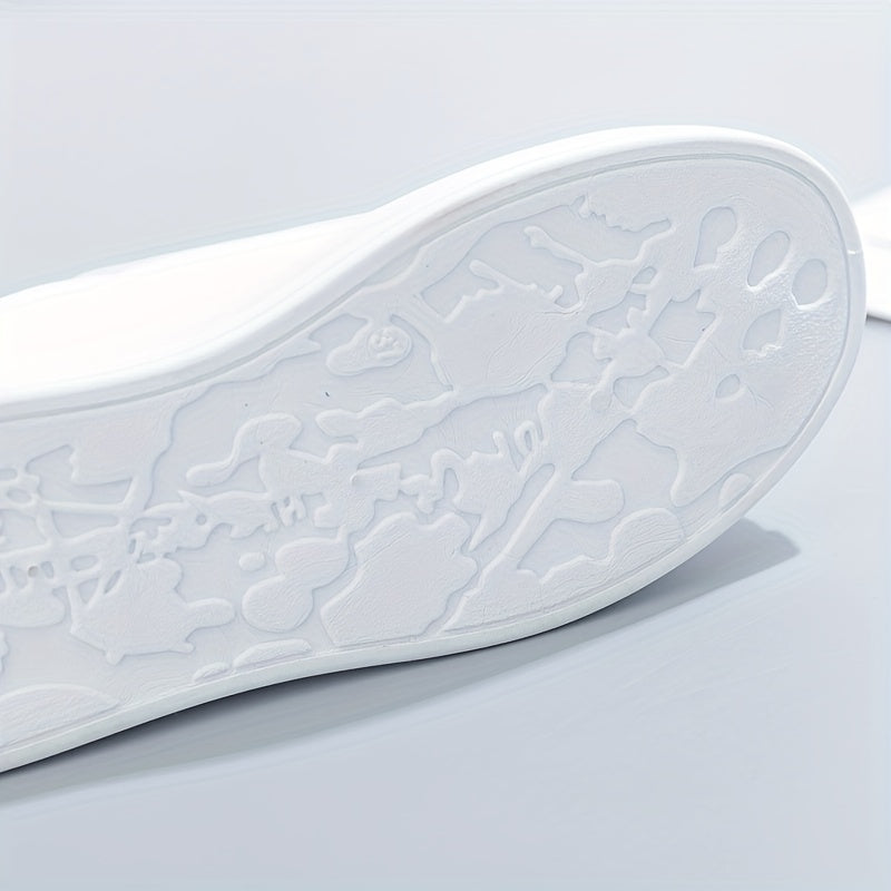 Stilrena vita sneakers med lätt komfort