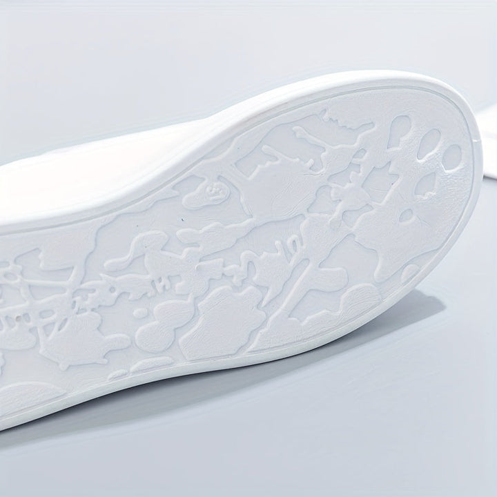 Stilrena vita sneakers med lätt komfort