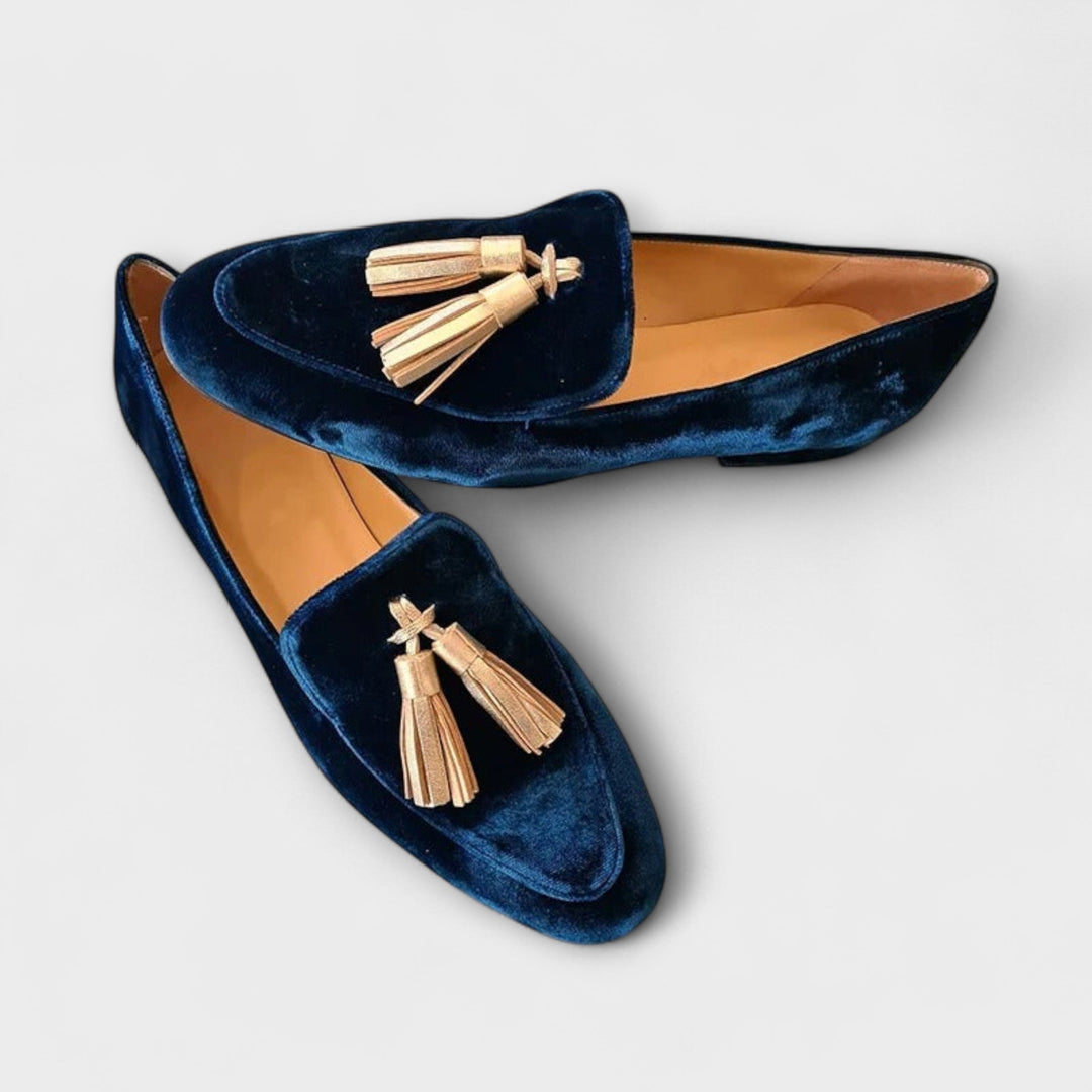 Quinnlyn™ | Vintage-mokkasiner med fransar