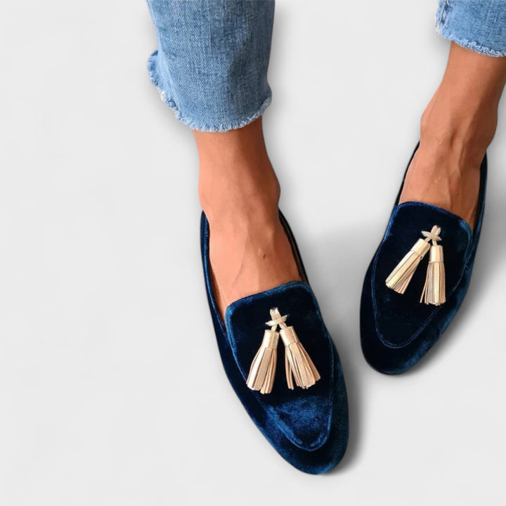 Quinnlyn™ | Vintage-mokkasiner med fransar