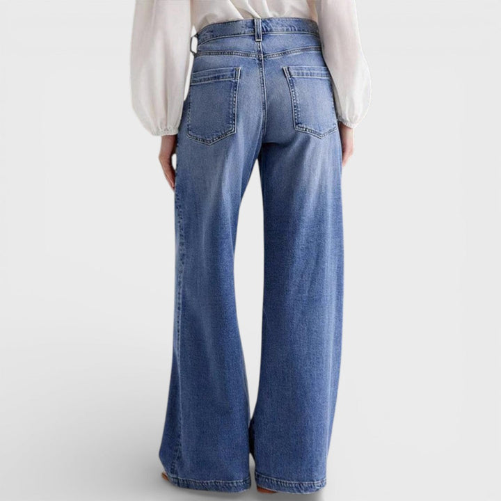 Mojmíra | Dam vintage högmidjade vida jeans